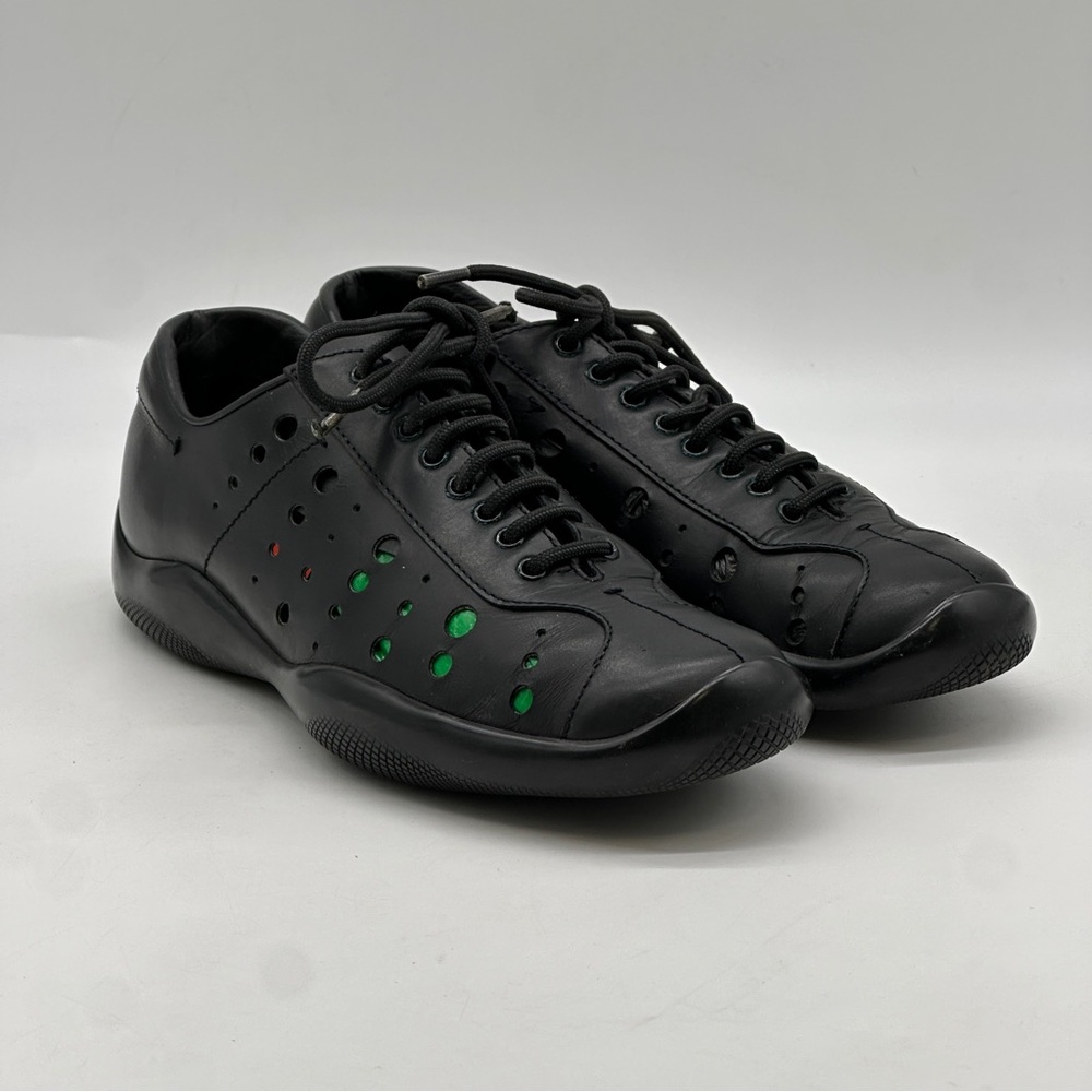 PRADA Perforated Shoes. Size 8 - Picture 10 of 14